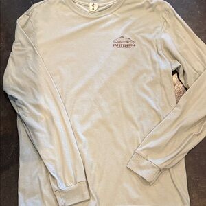 Fayettechill Men's Light Gray Long Sleeve Tee